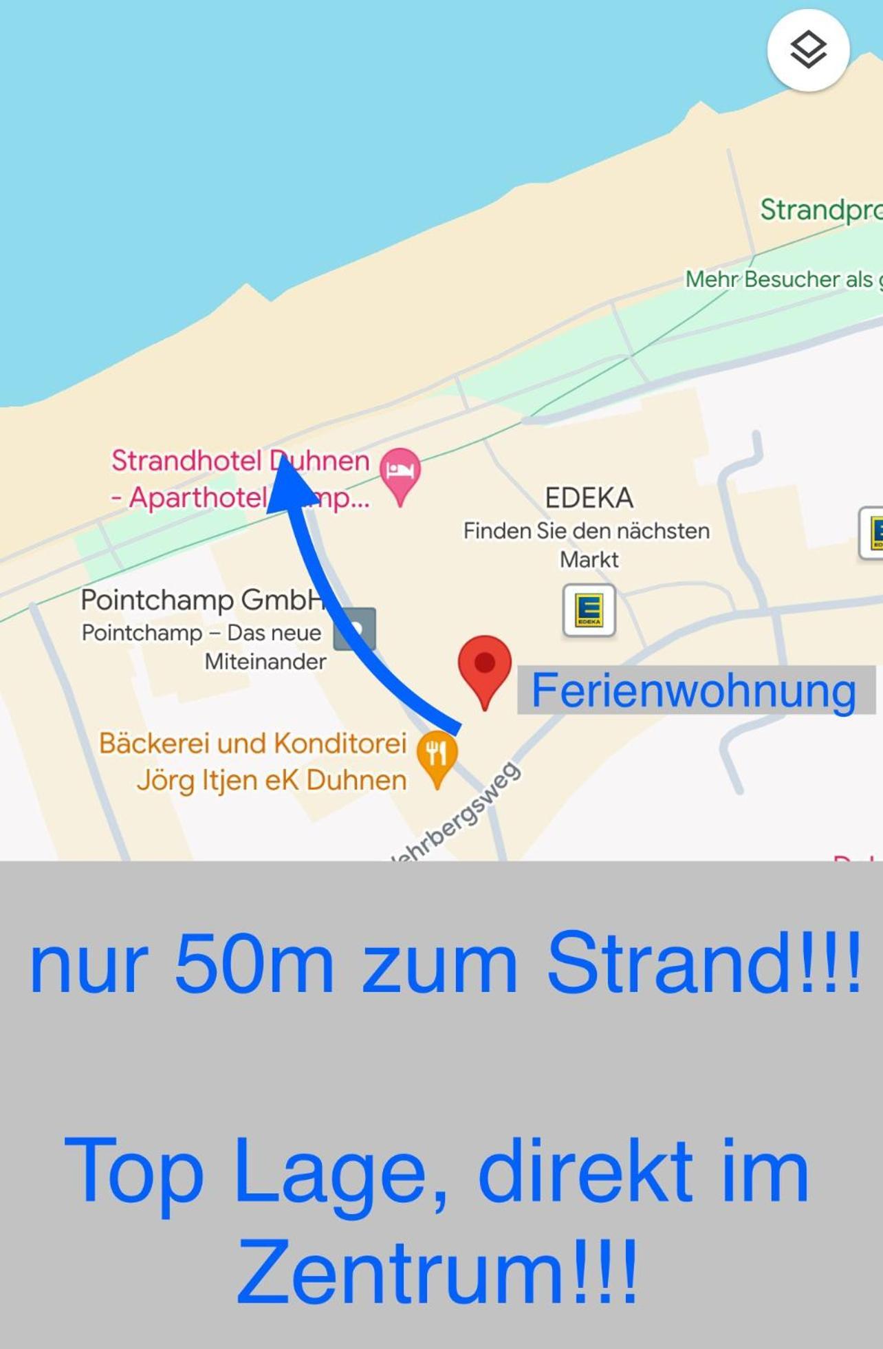 Traumhafte Ferienwohnung "Seekueste" In Cuxhaven - Duhnen In 1A Lage Im Haus Elbe 1 !!! 50M Zum Strand !!! Exteriér fotografie